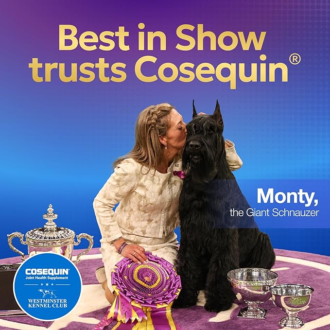 Nutramax Cosequin for Dogs Joint Health Supplement, Contains Glucosamine for Dogs, Plus Chondroitin, Supports Healthy Joints, Chewable Tablets, 250 Count