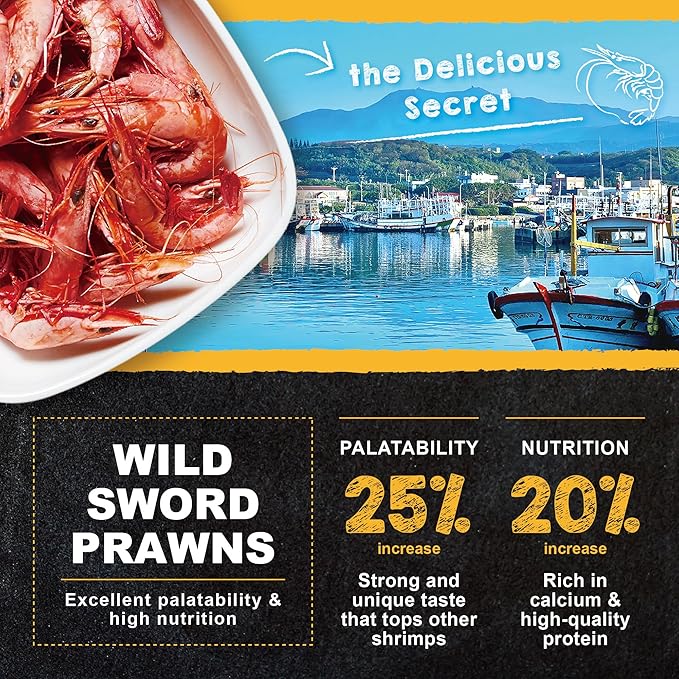 Ultra Fresh Floating Juvenile Turtle Food, All Natural Ingredients, Wild Sword Prawn, w/Deodorizing Probiotics, Juvenile Turtle Deodorizing Nutri Stick 1.6 oz
