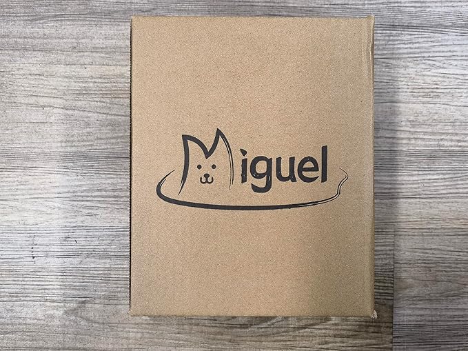 Miguel Washable Cat Bed for Indoor Cats With Removable Cushion, Easy to Wash Small Pet Sofa With Side, Rectangle Bolster Kitten Calming Cuddle Puppy Bed, Anti-Slip Bottom, Blue 20 Inch
